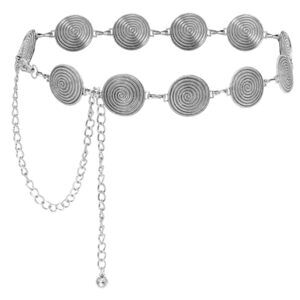 6429 Metal Chain Waist Belt For Women Cowgirl Boho